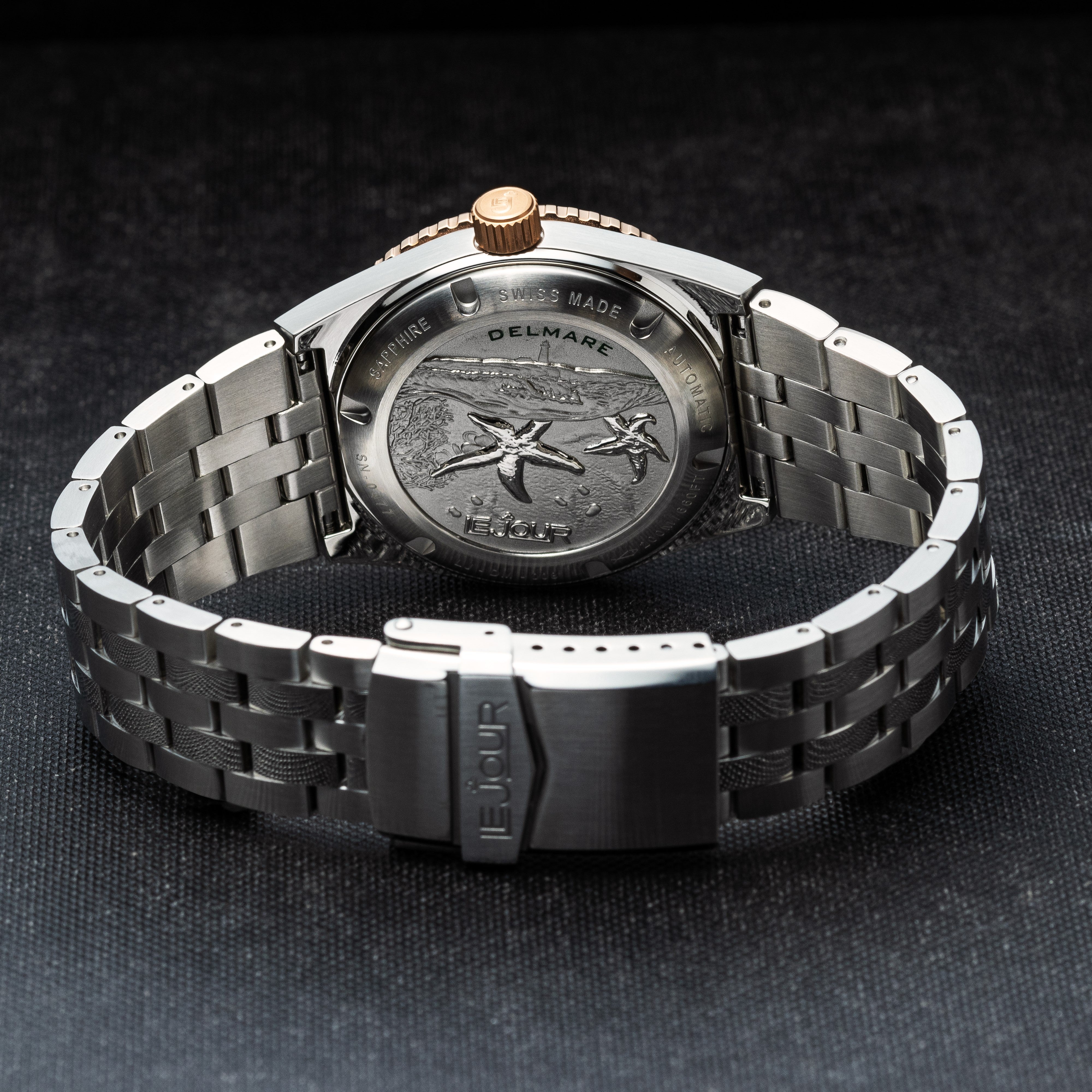 LeJour Delmare LJ-DM-007 orologio automatico verde 41mm