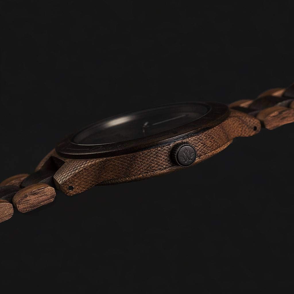 WoodWatch Classic Oaklee orologio legno uomo noce sandalo