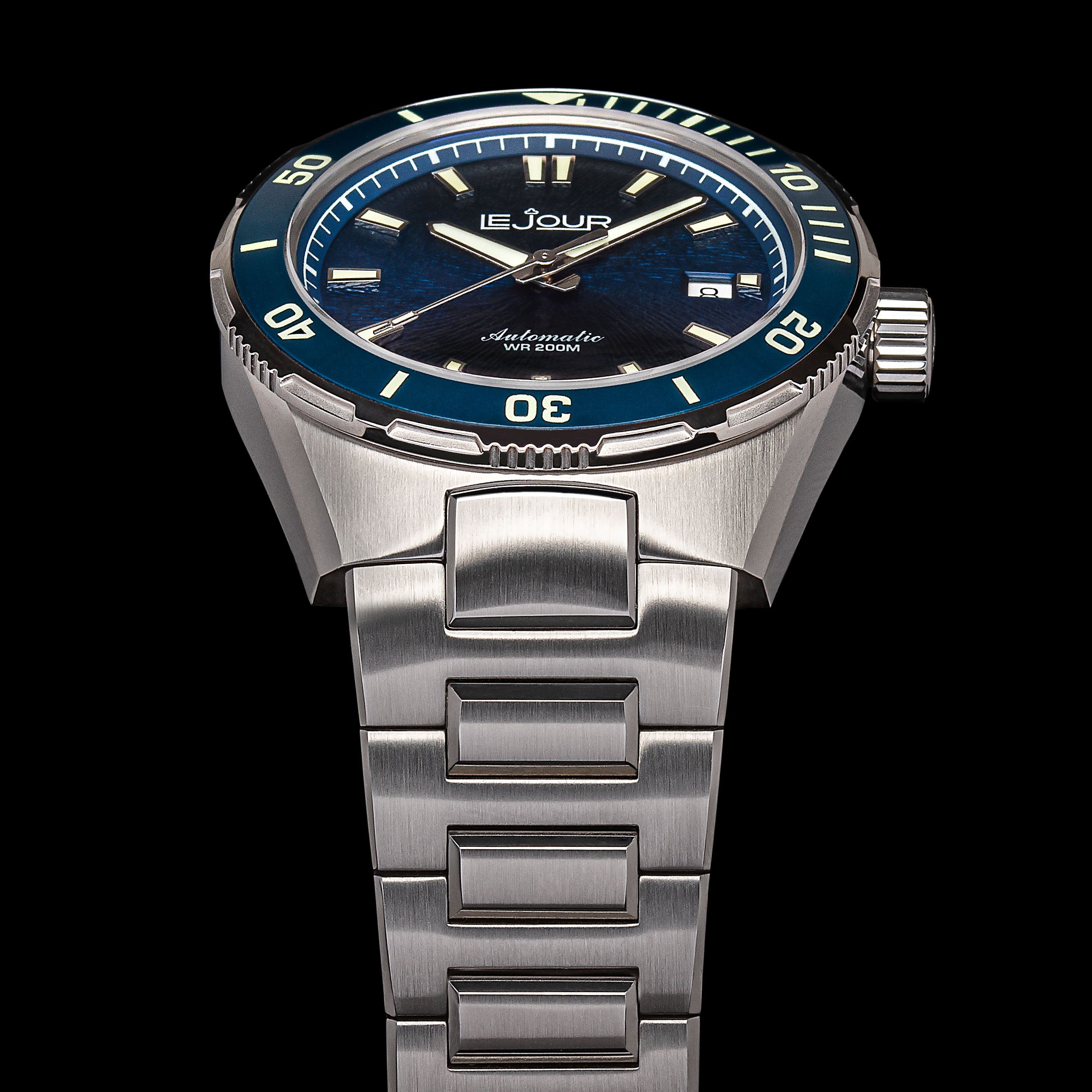 LeJour Coral Diver LJ-CD-002 orologio automatico blu