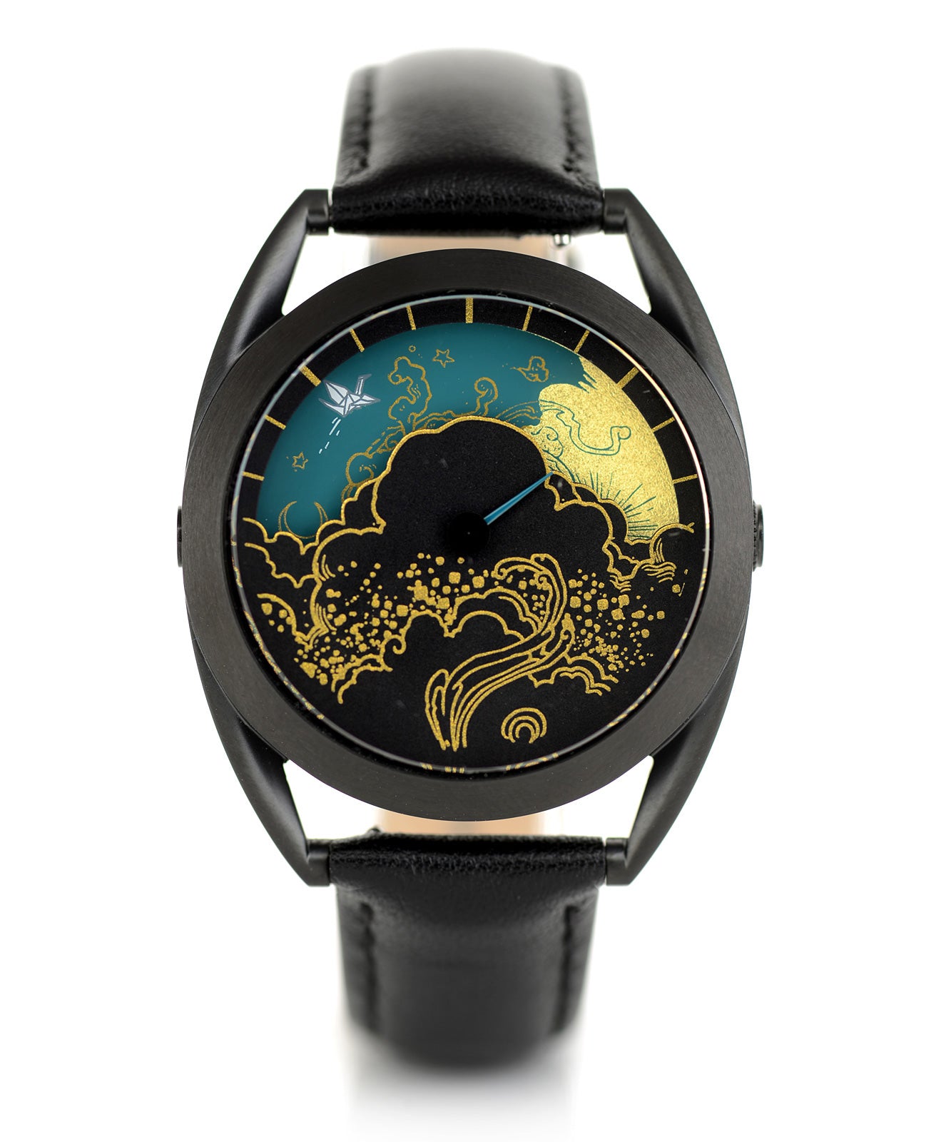 Mr Jones Paper Crane orologio da polso foglia oro 22ct