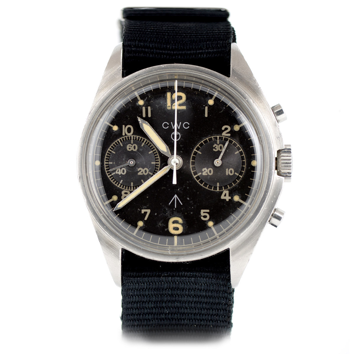 Mr Jones Watches Vintage CWC Royal Navy cronografo 38mm 1980