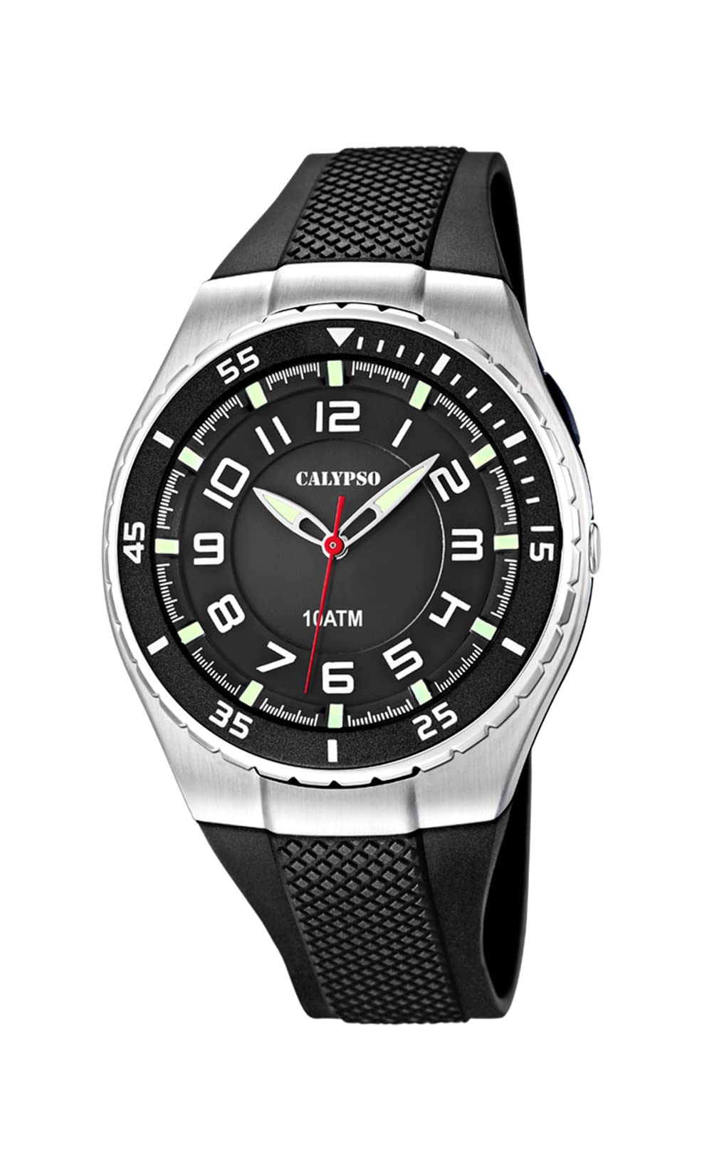 Calypso Basic K6063/4 orologio uomo nero plastica quarzo