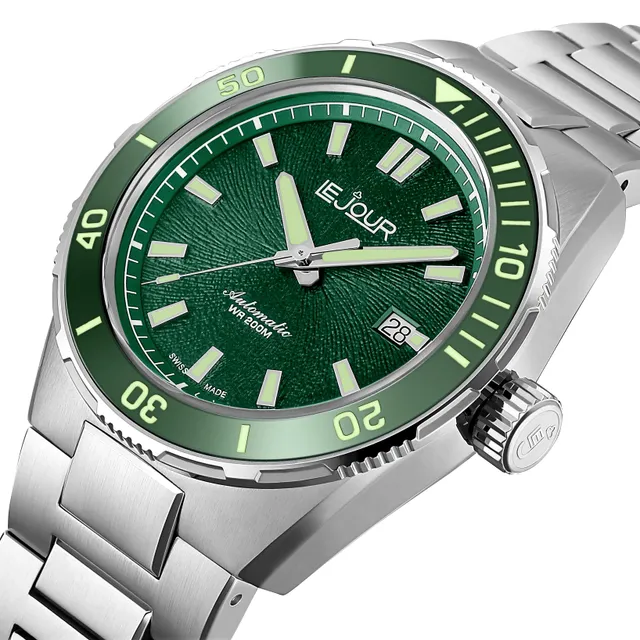 LeJour Coral Diver LJ-CD-004 orologio automatico verde