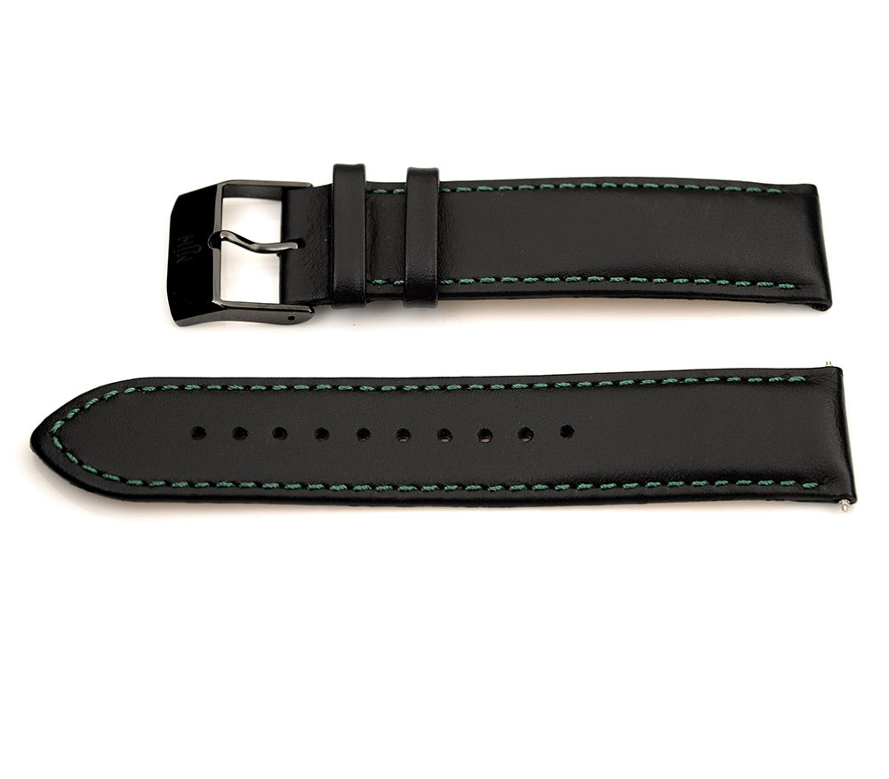 Mr Jones Straps XL cinturino orologio 22mm pelle nero