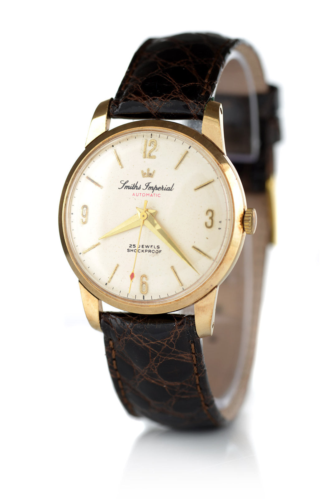 Smiths Imperial Automatic orologio vintage oro 9 carati 1961