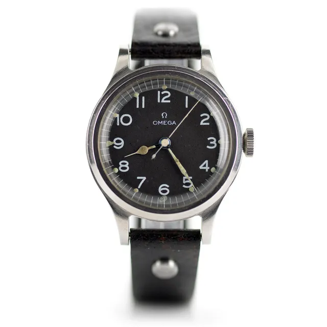 Omega 6B/159 1956 orologio pilota militare acciaio