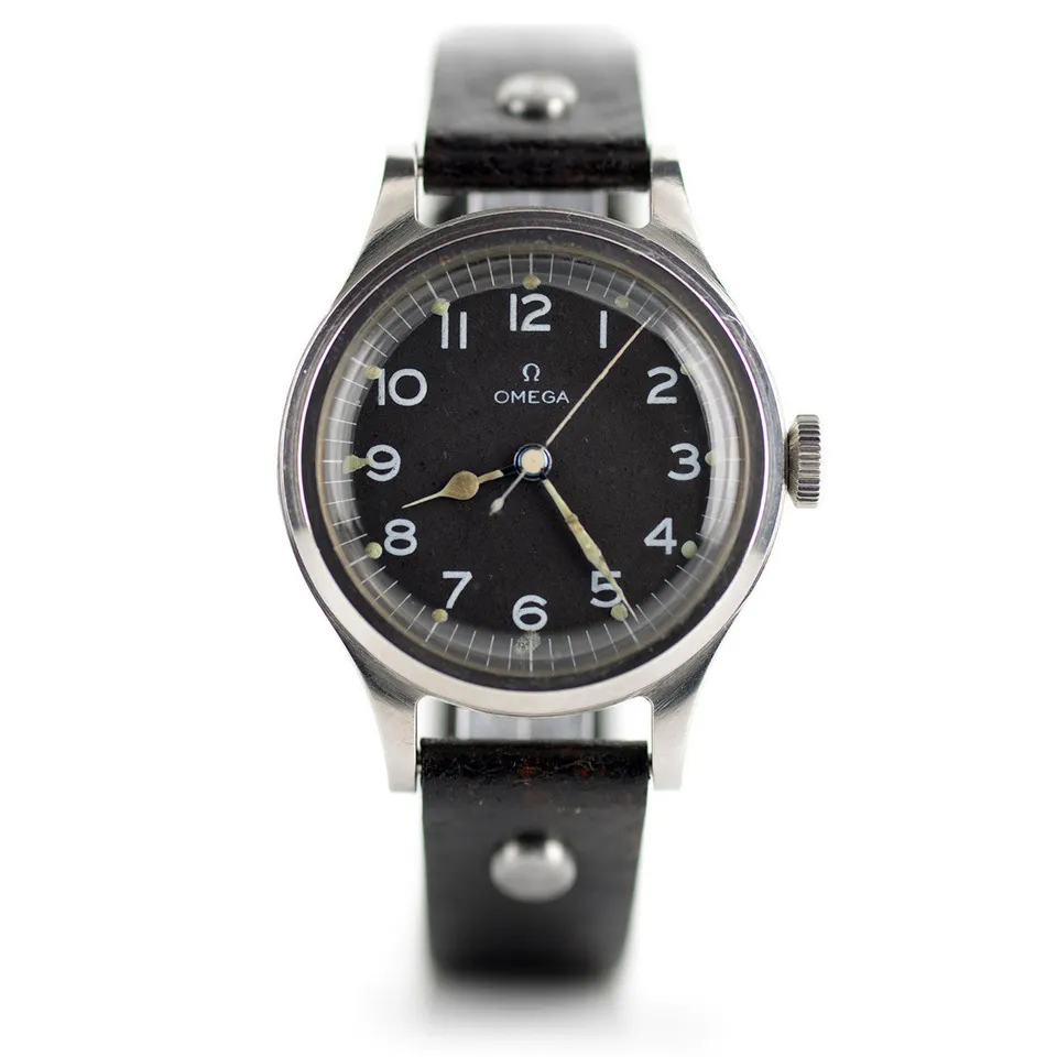 Omega 6B/159 1956 orologio pilota militare acciaio