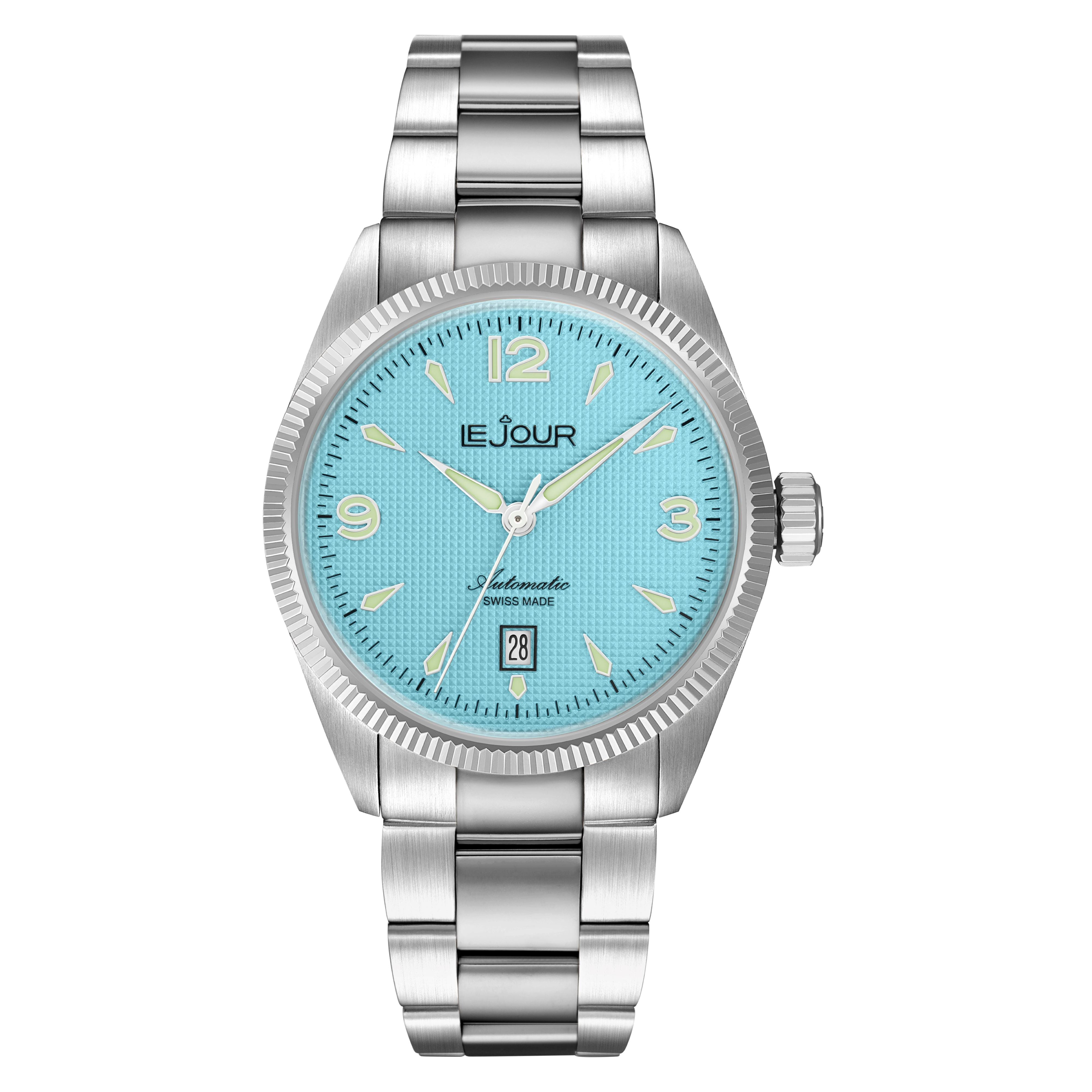 LeJour Brooklyn LJ-BR-005 orologio azzurro acciaio 40mm