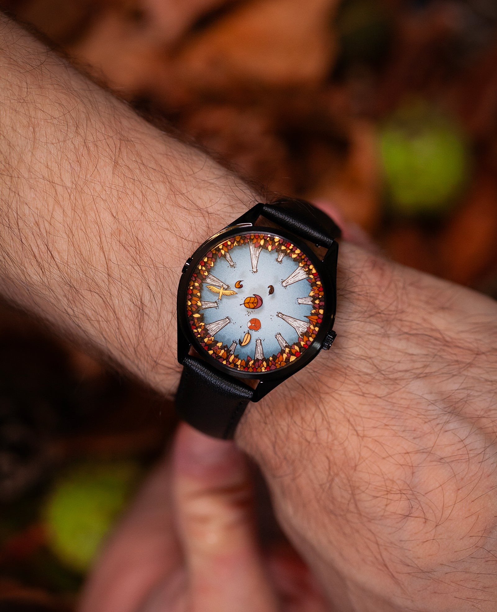 Mr Jones Watches A perfectly useless morning orologio nero 37mm quarzo