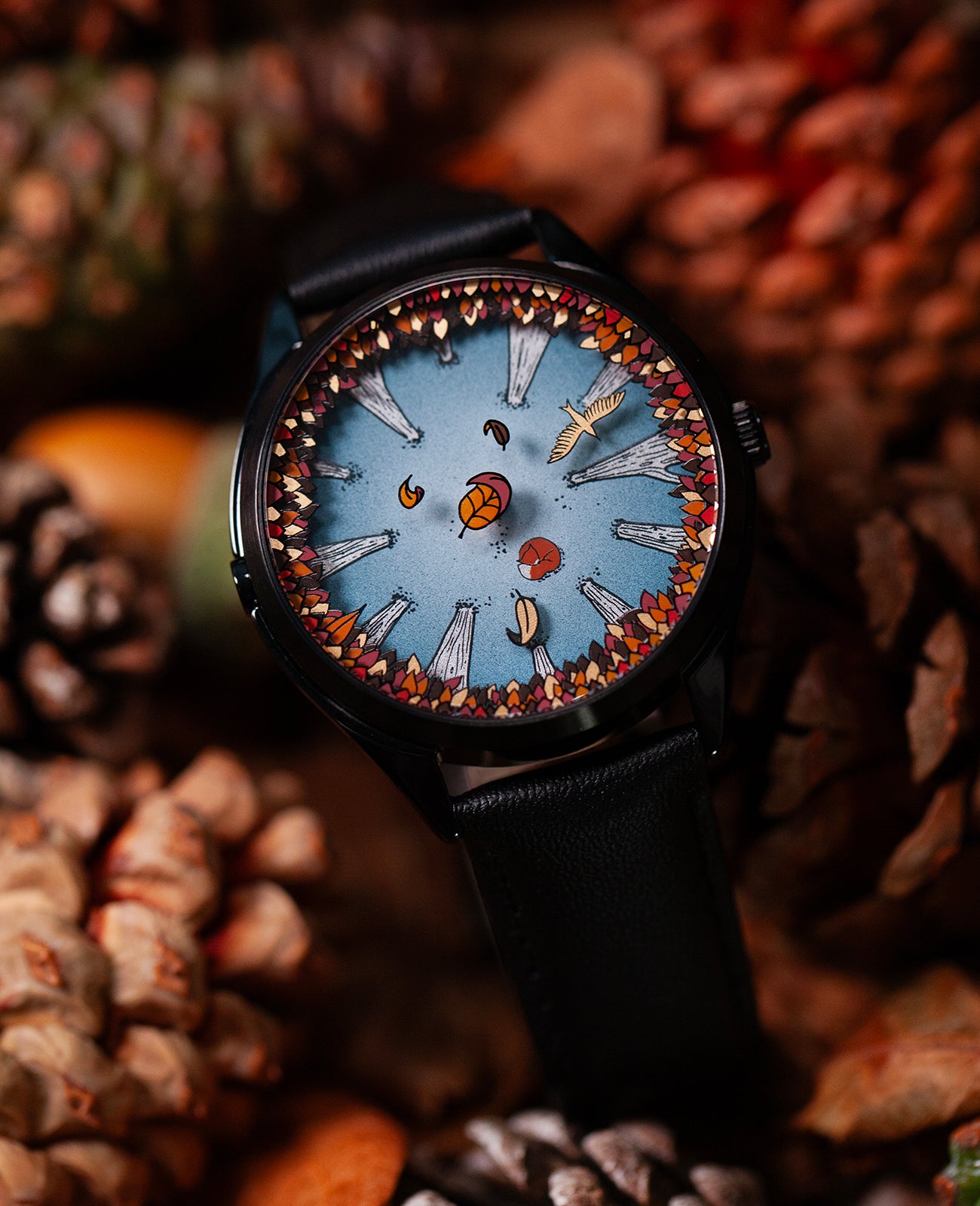 Mr Jones Watches A perfectly useless morning orologio nero 37mm quarzo