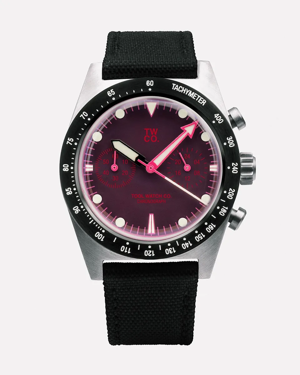 Tool Watch Co. TWCO. Chroma Chronograph cronografo rosa