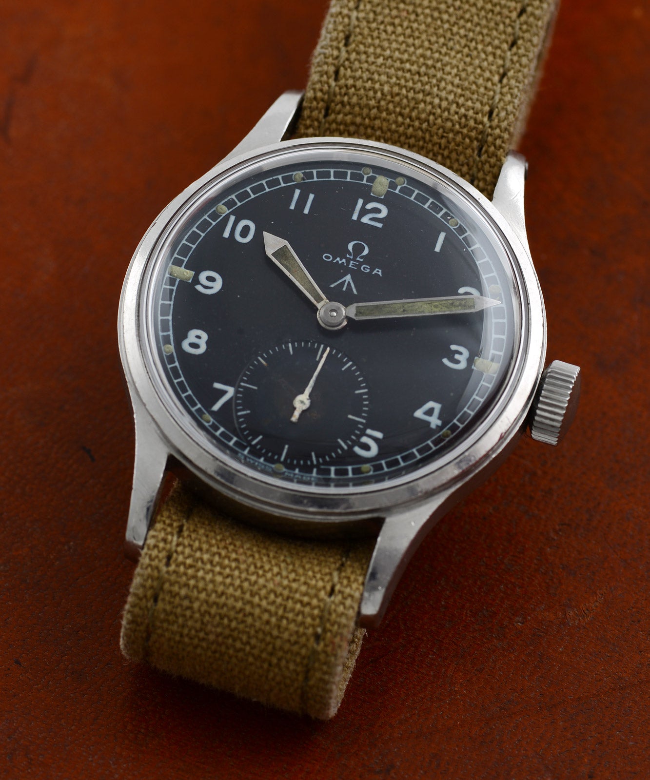 Omega WWW 1945 orologio militare acciaio 35mm