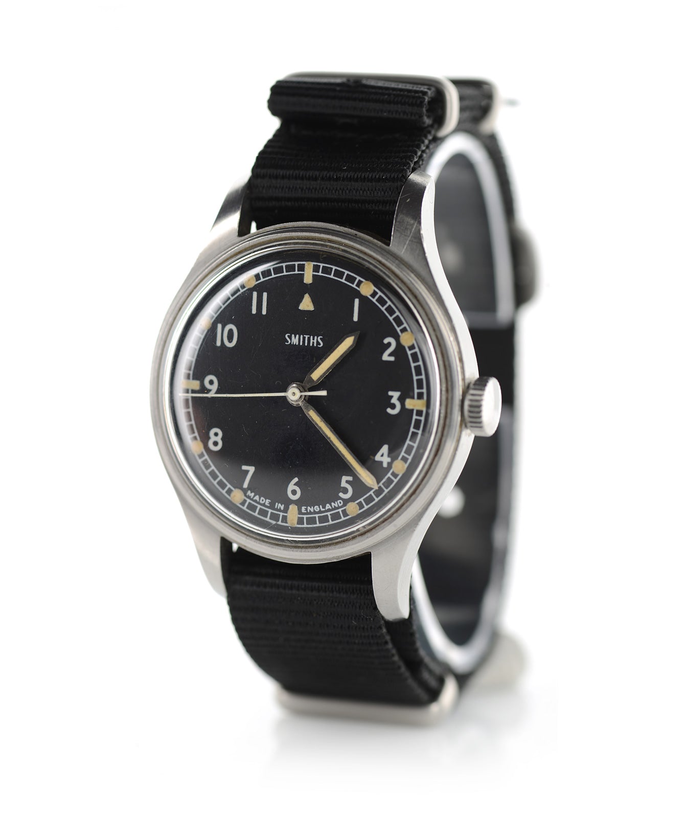 Smiths Vintage W10 civilian orologio acciaio uso civile