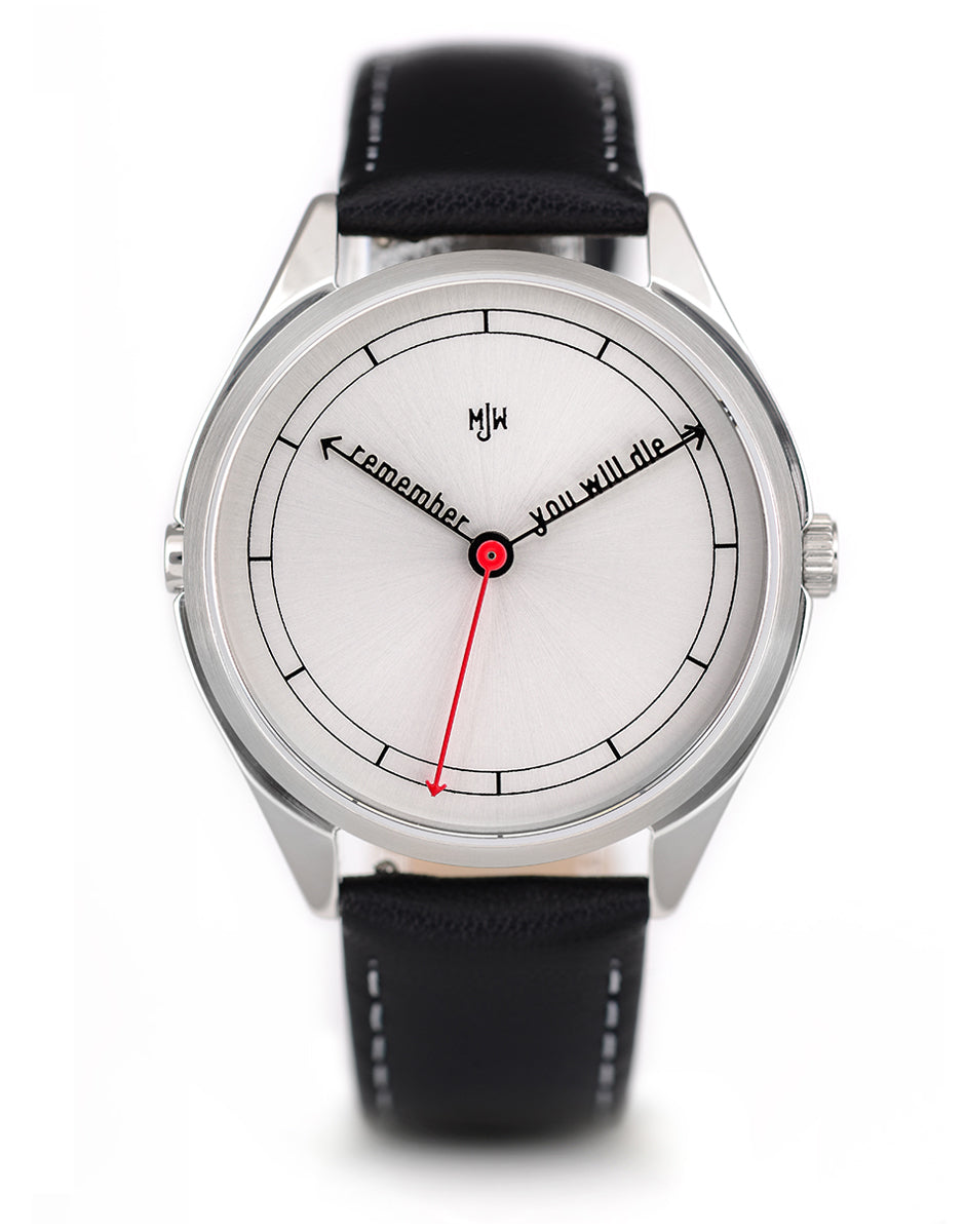 Mr Jones The Accurate orologio quarzo 37mm argento memento mori