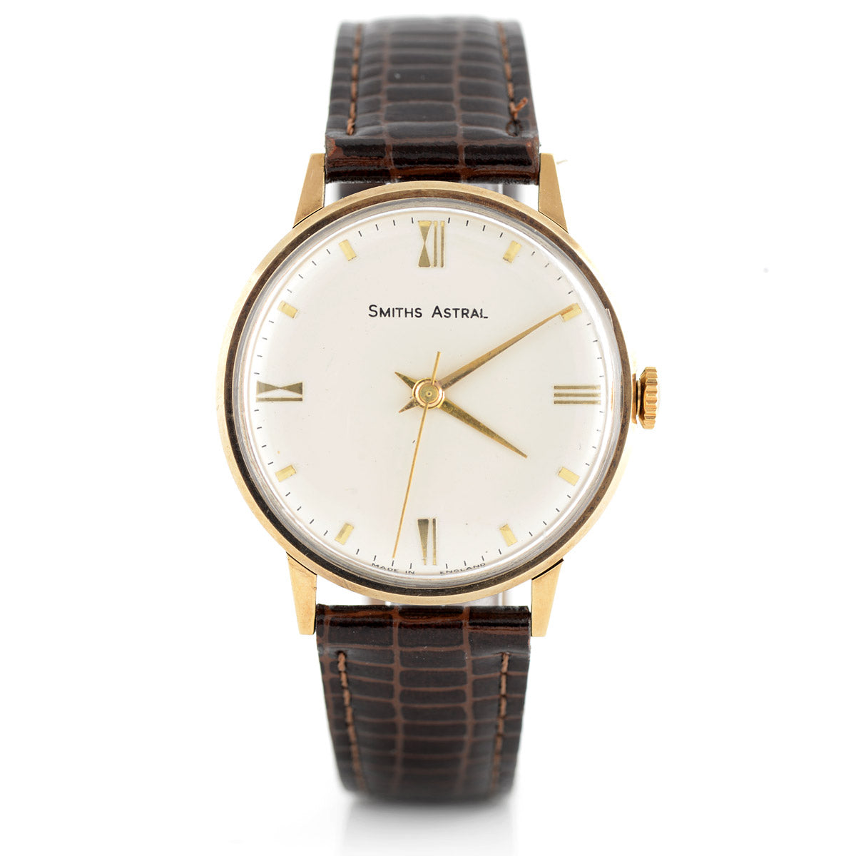 Smiths Astral 1970 orologio oro 9 carati 34mm