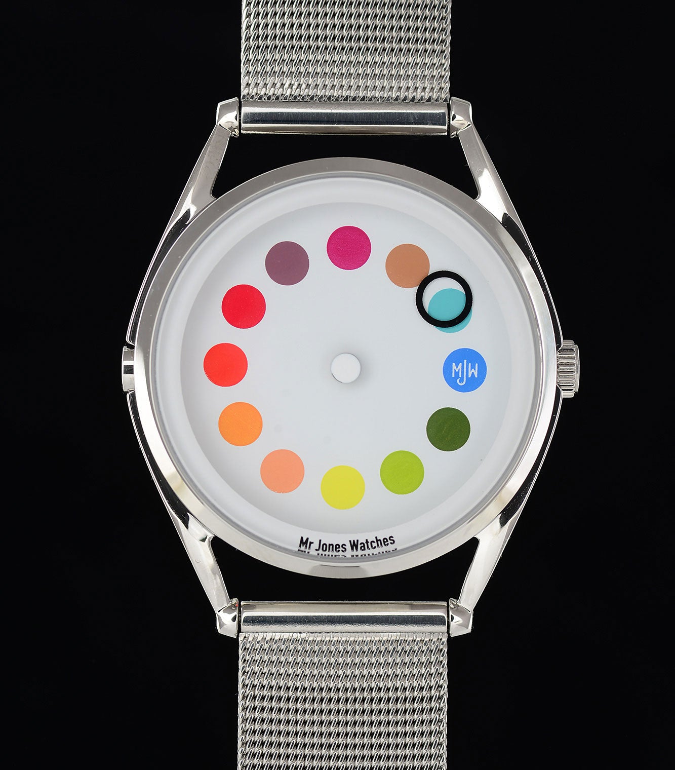 Mr Jones Cyclops orologio design senza lancette