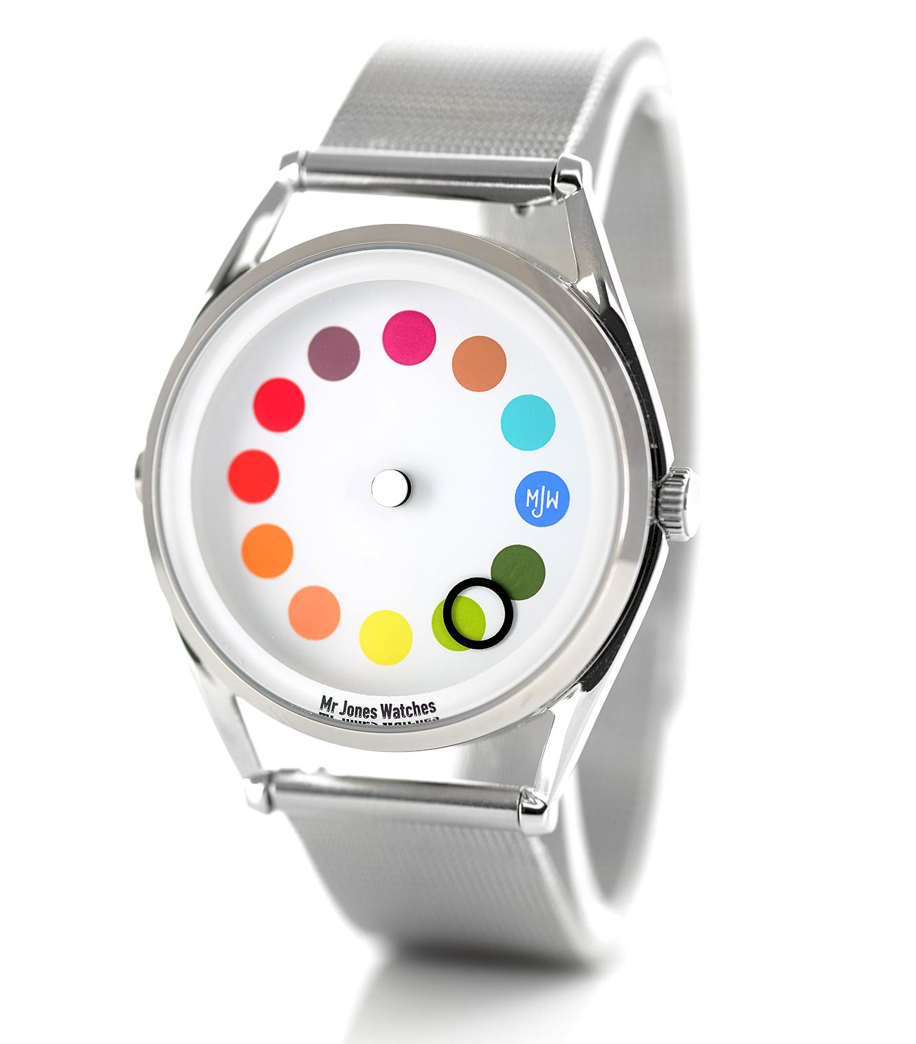 Mr Jones Cyclops orologio design senza lancette
