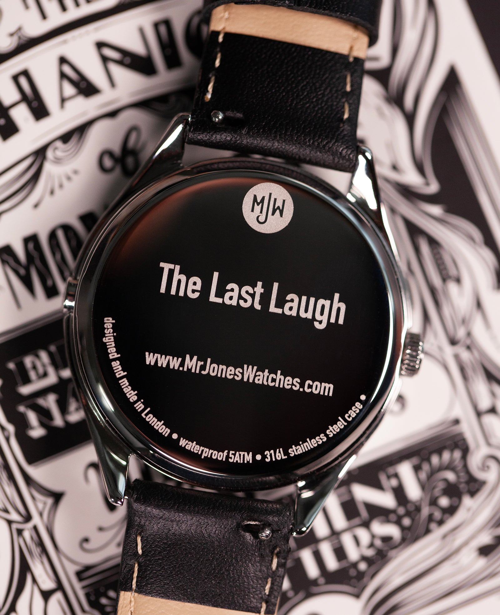 Mr Jones The Last Laugh orologio jump hour 37mm teschio