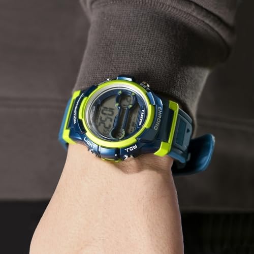 Calypso Urban Digital orologio digitale uomo blu scuro gomma 10 ATM