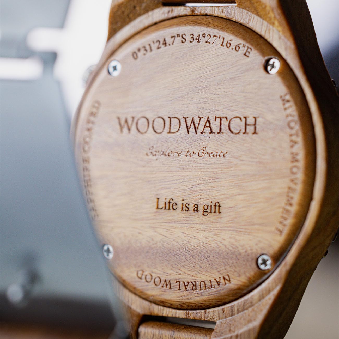 Woodwatch CLASSIC Wootch Sandal orologio uomo legno