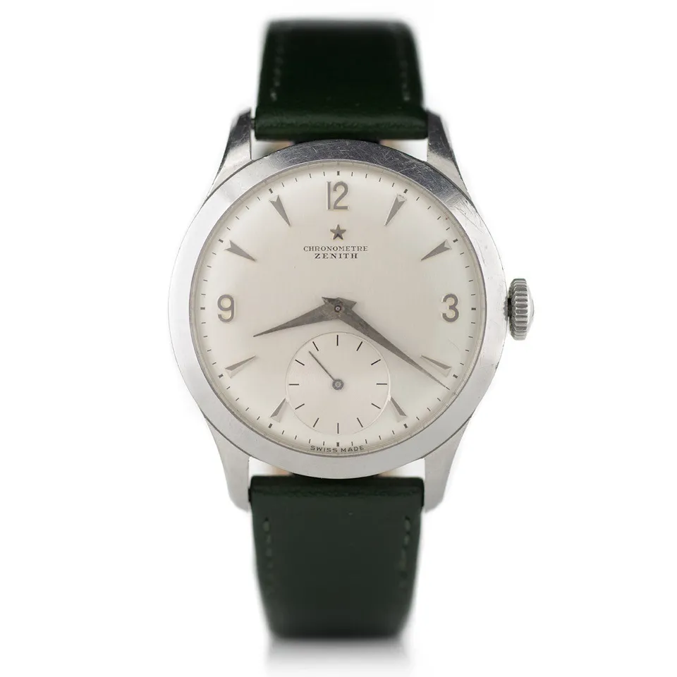 Zenith Cronometro orologio manuale acciaio 37mm 1954