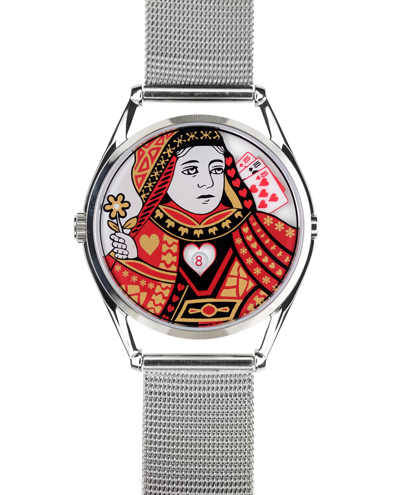 Mr Jones Queen orologio carte da gioco donna Londra