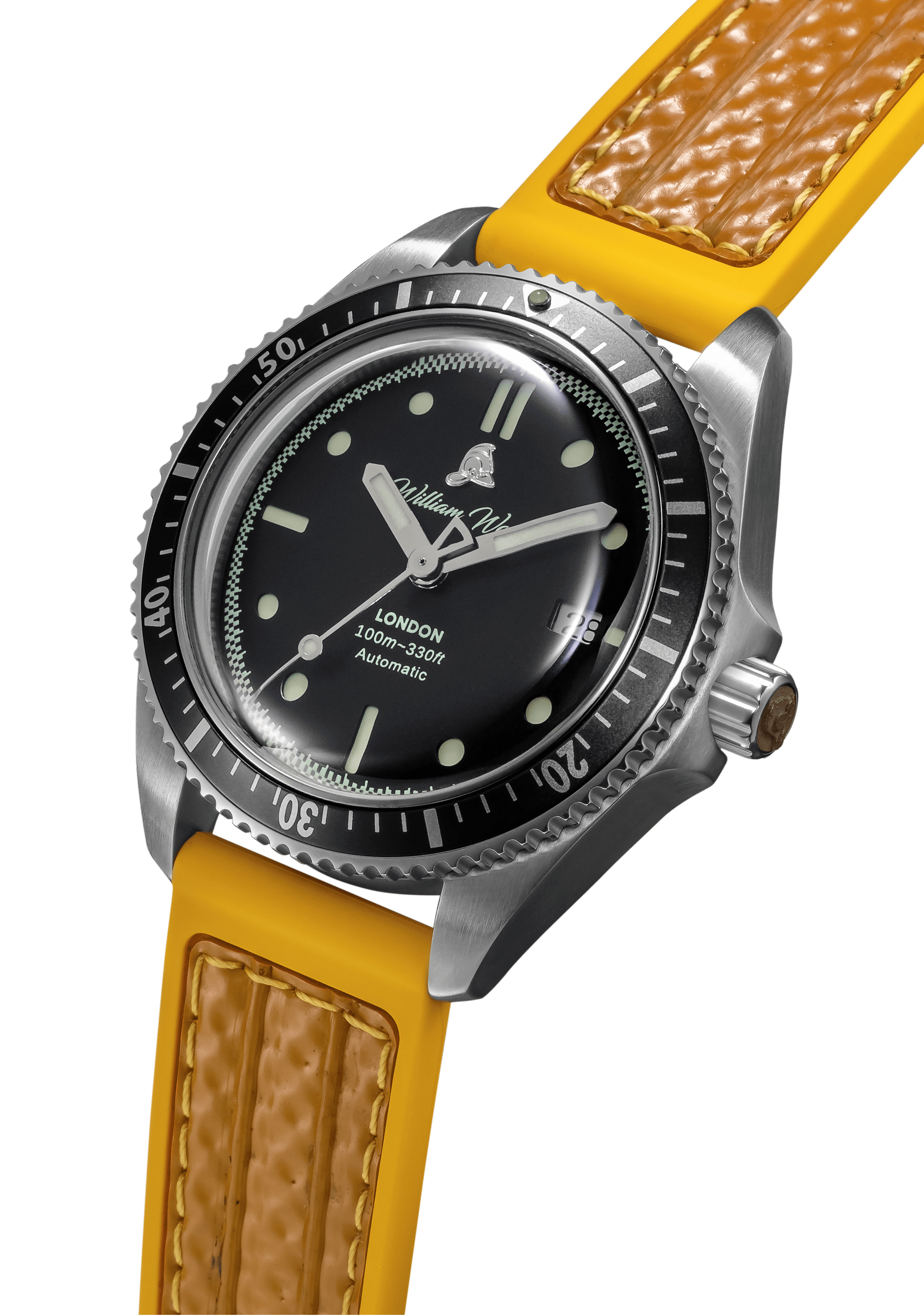 William Wood Valiant Black Orologio Acciaio Black Fire Hose