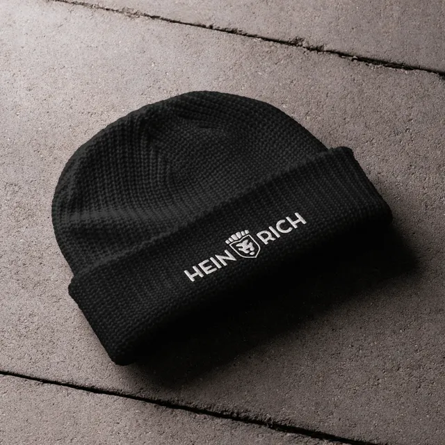 Heinrich Clothing Fishermen Beanie berretto a coste acrilico