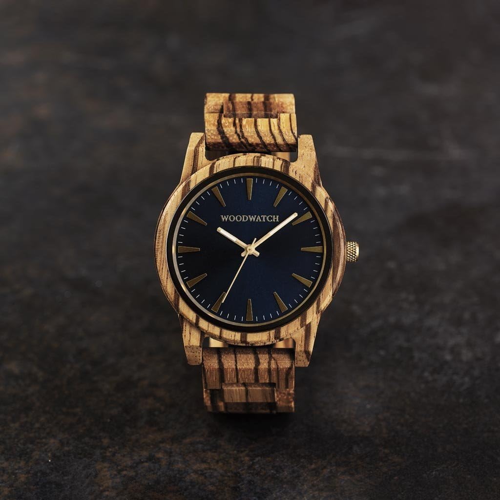 WoodWatch Classic Hyde Zebra orologio legno quarzo uomo