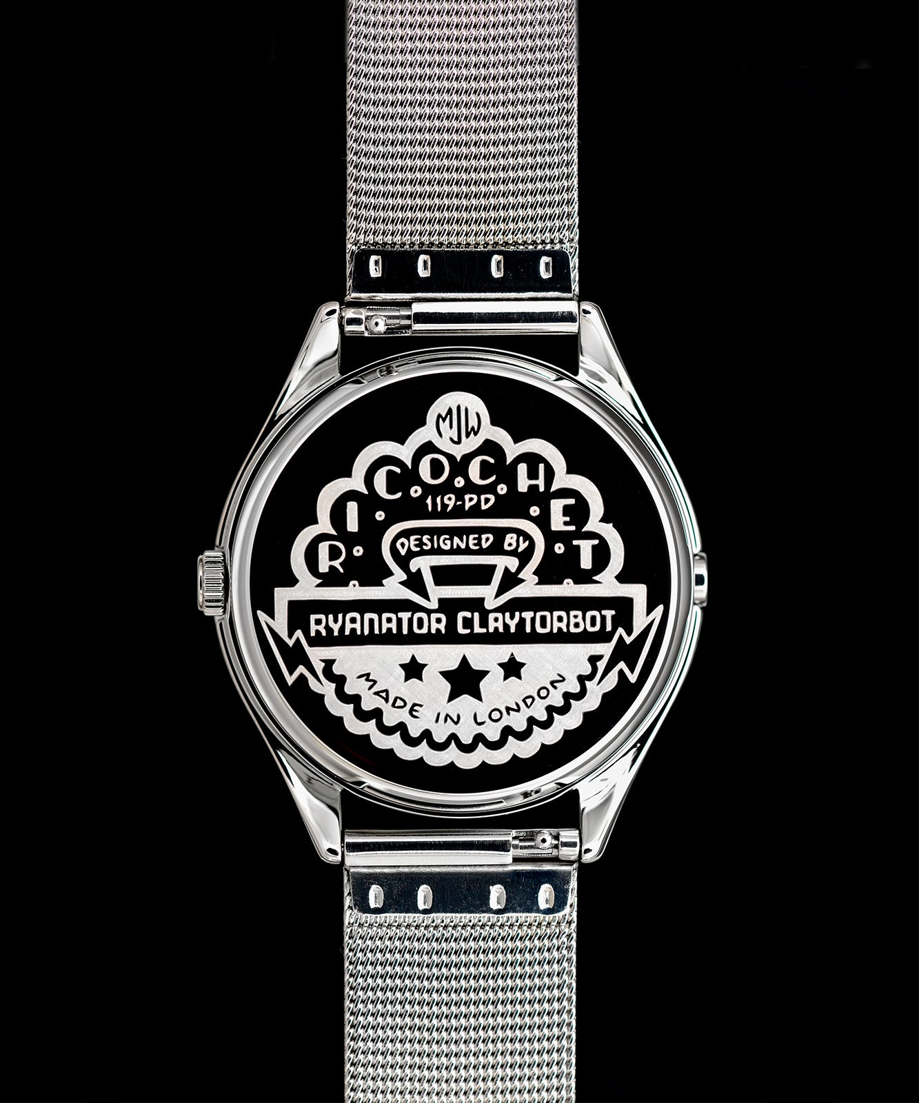 Mr Jones Watches Ricochet orologio 37mm jump hour dorato