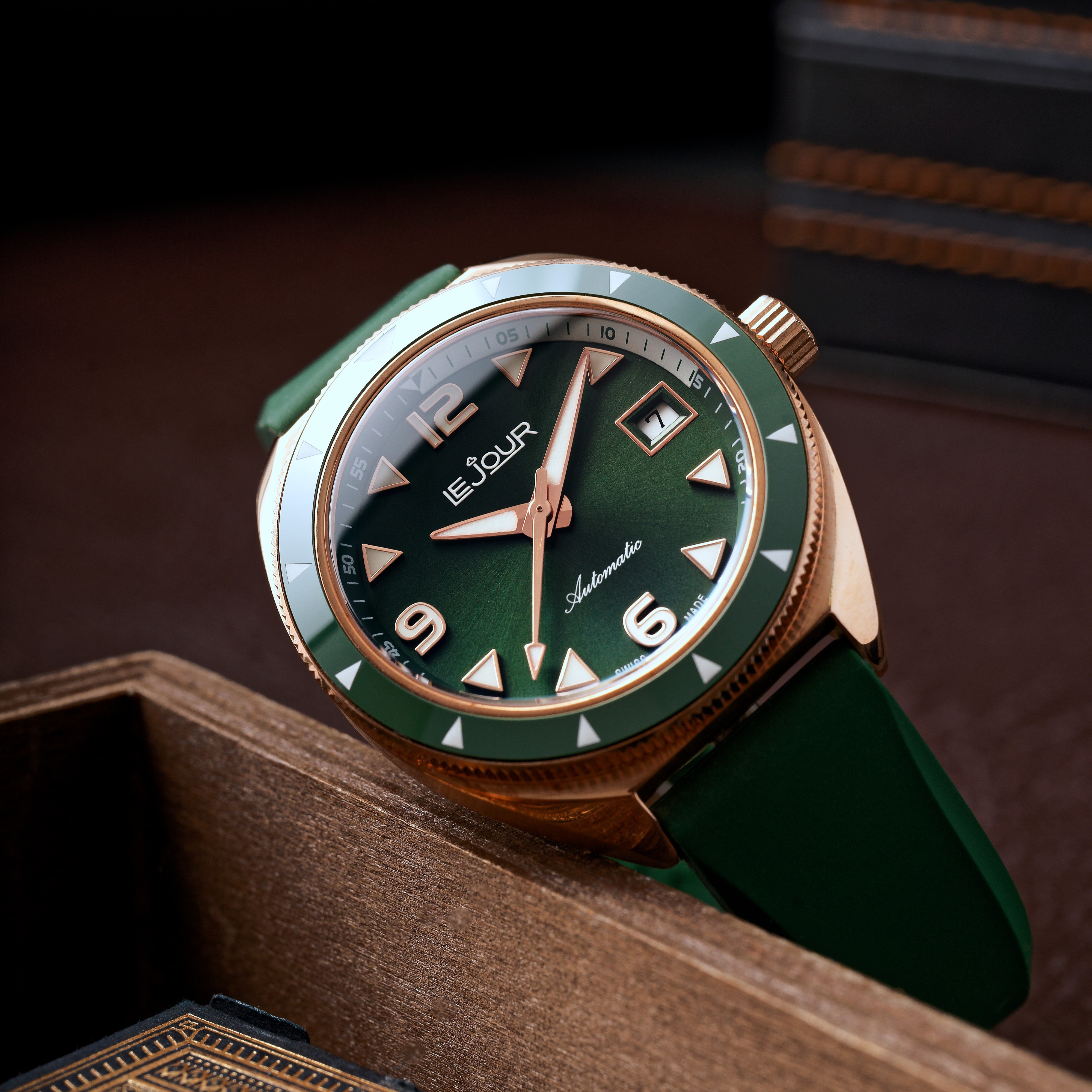 LeJour Hammerhead Bronze LJ-HB-002 orologio bronzo verde 39mm
