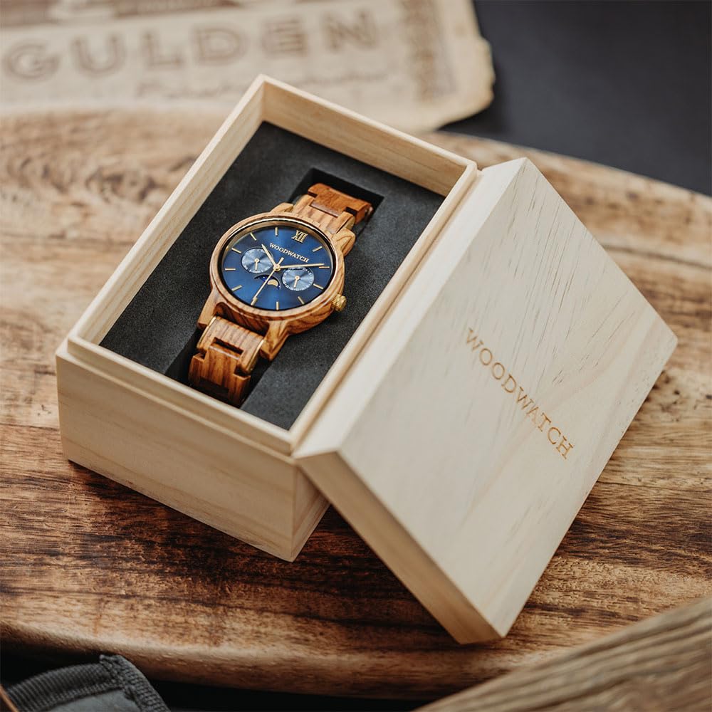 WoodWatch Classic Sailor Orologio Uomo Legno Bracciale