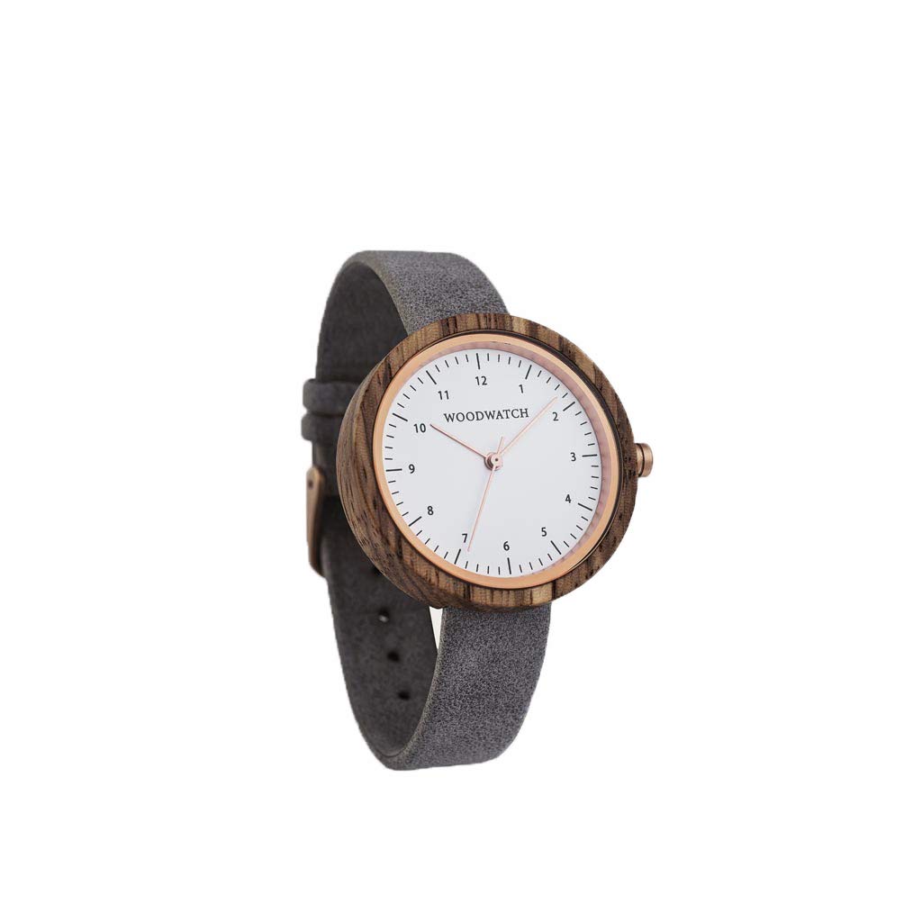 WoodWatch Nordic Oslo orologio legno 36 mm pelle