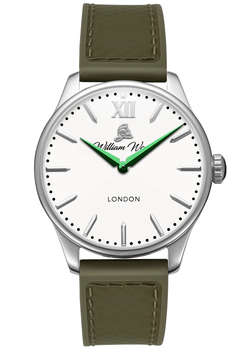 William Wood Chivalrous Peacock Edition Orologio Quarzo 41mm Verde