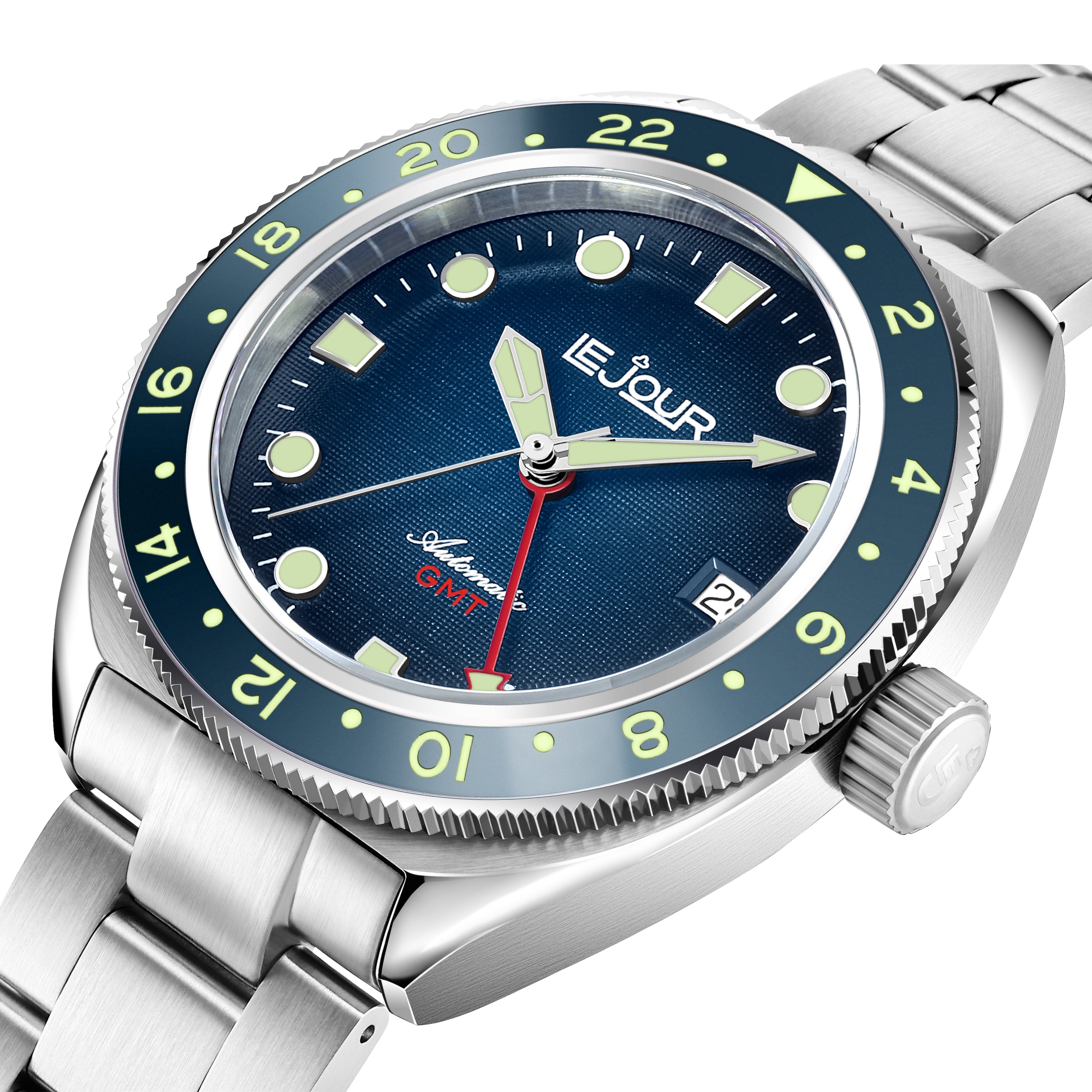 LeJour Hammerhead GMT LJ-HH-GMT-002 orologio blu