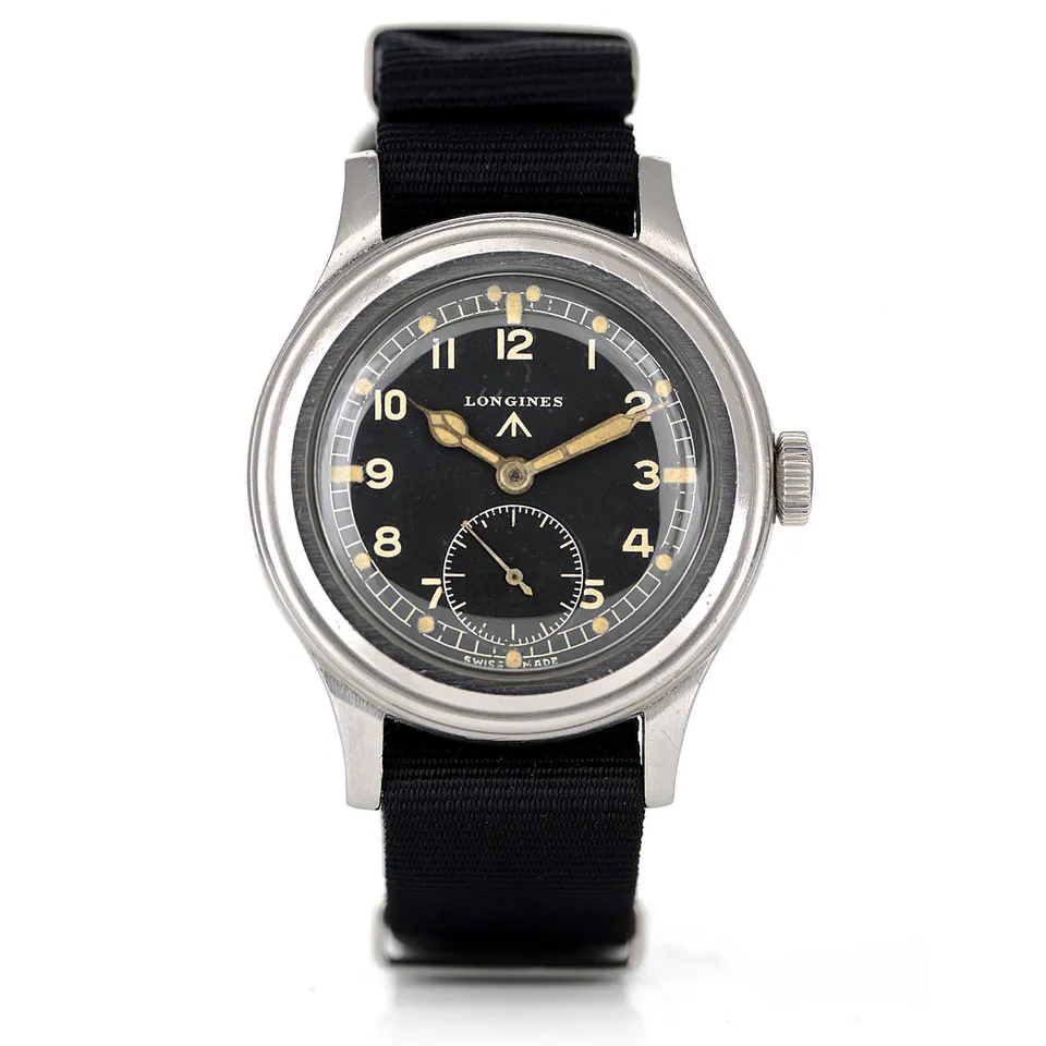 Longines Dirty Dozen WWW orologio vintage acciaio 1945