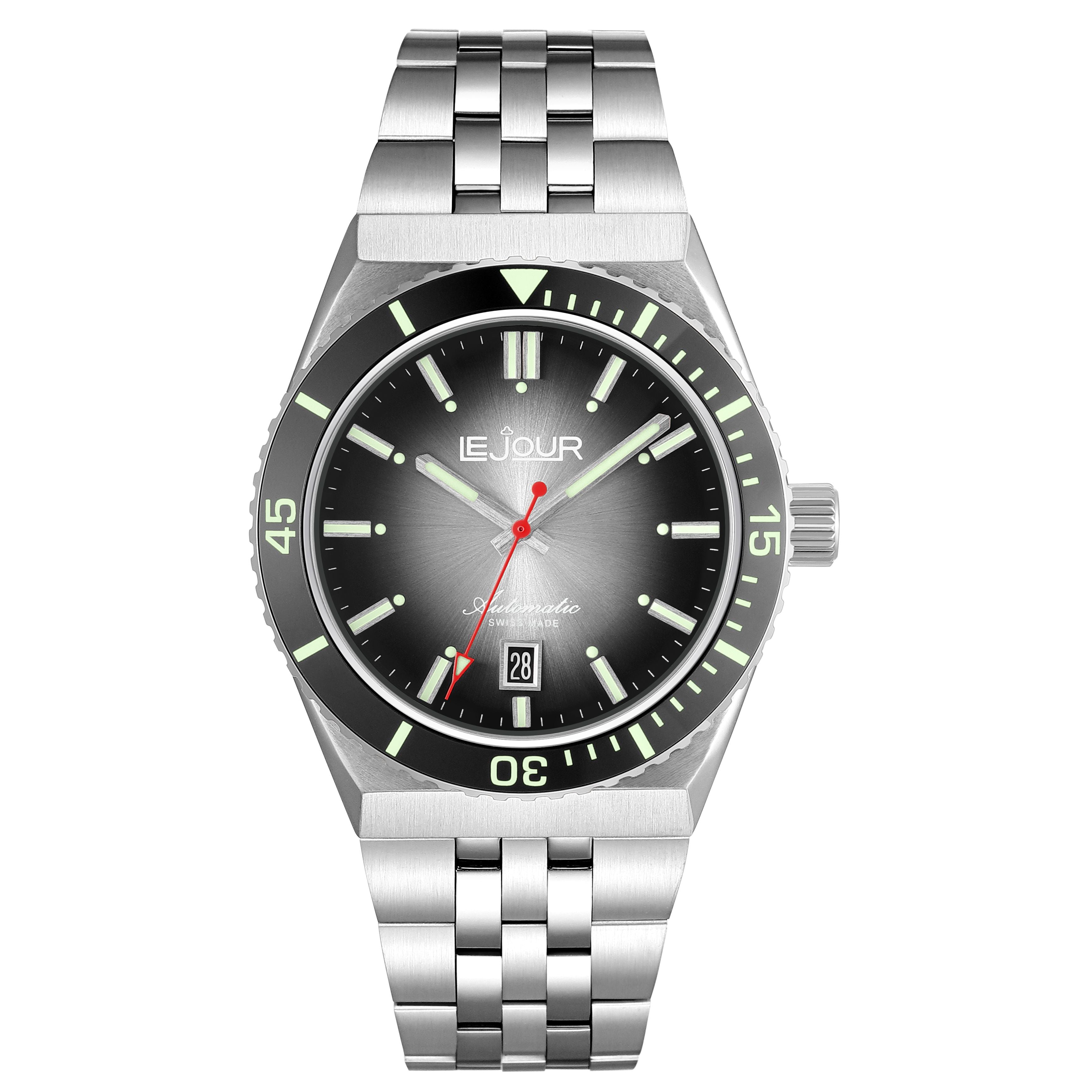 LeJour Delmare LJ-DM-001 orologio diver 41mm nero