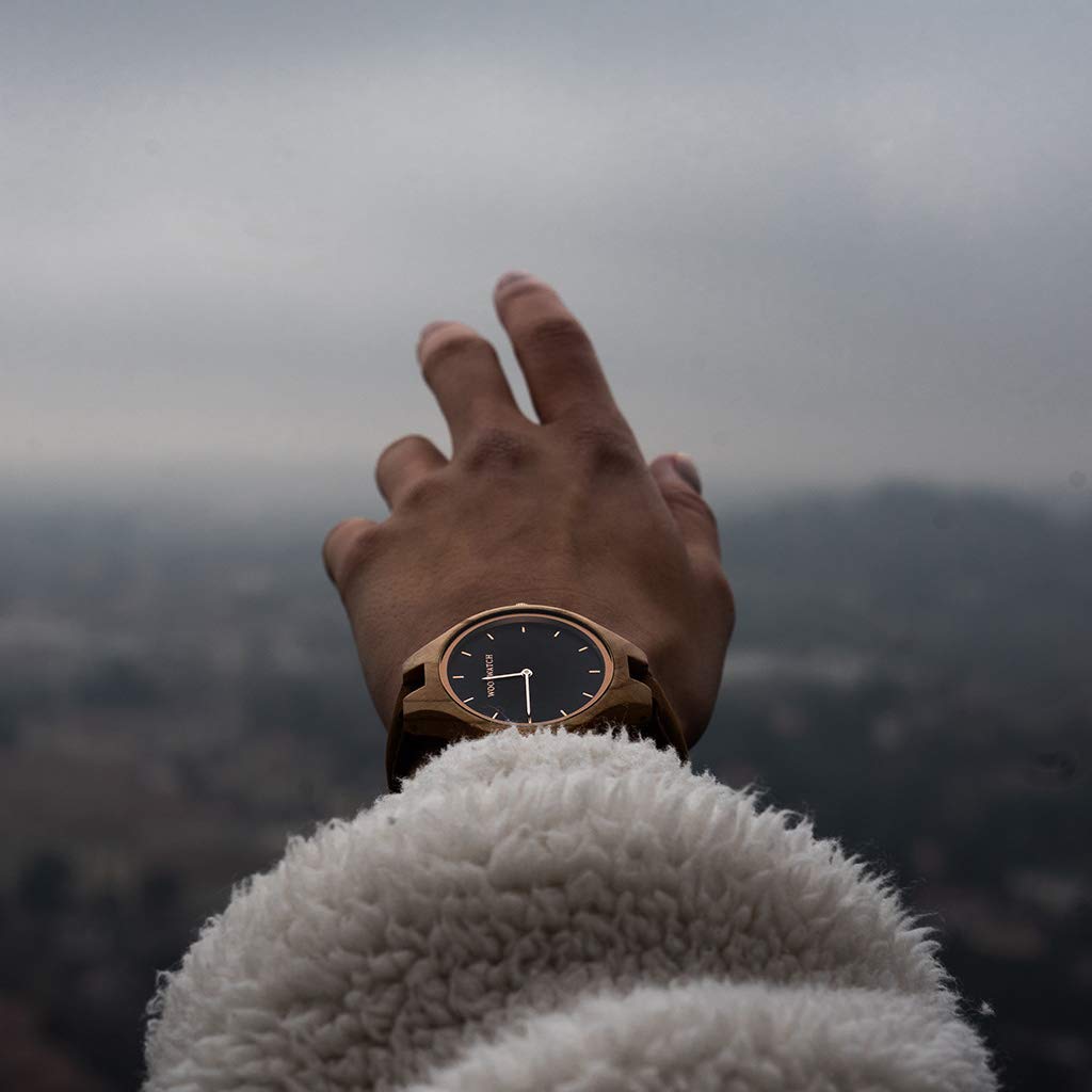WoodWatch Classic Northern Sky Pecan orologio ulivo