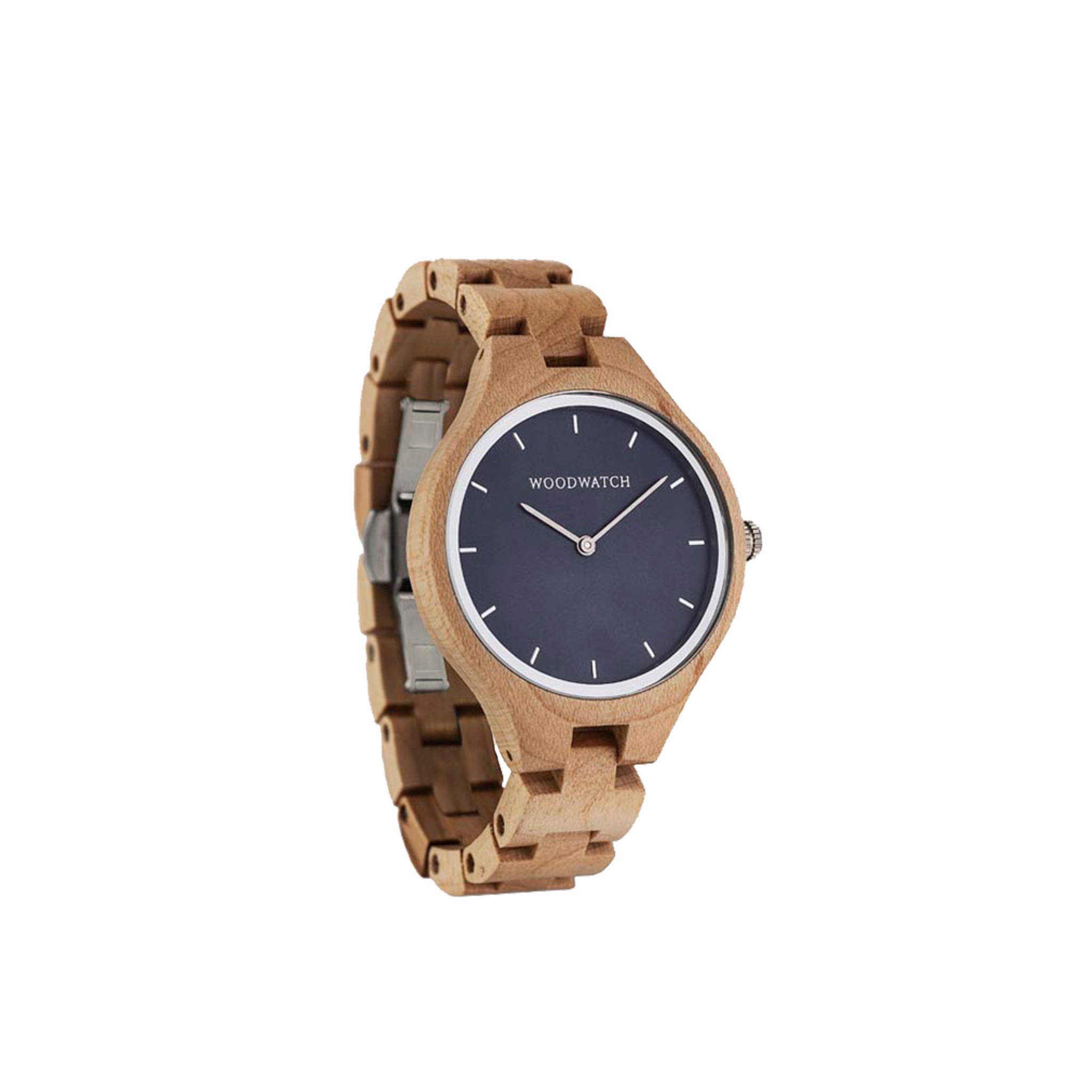 WoodWatch Classic Blue Ocean orologio donna ulivo minimal