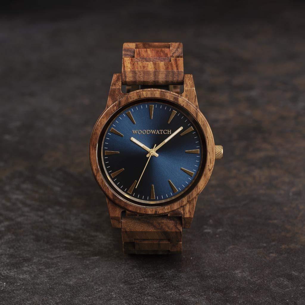 WoodWatch Classic Astro Kosso orologio in legno uomo antispruzzo