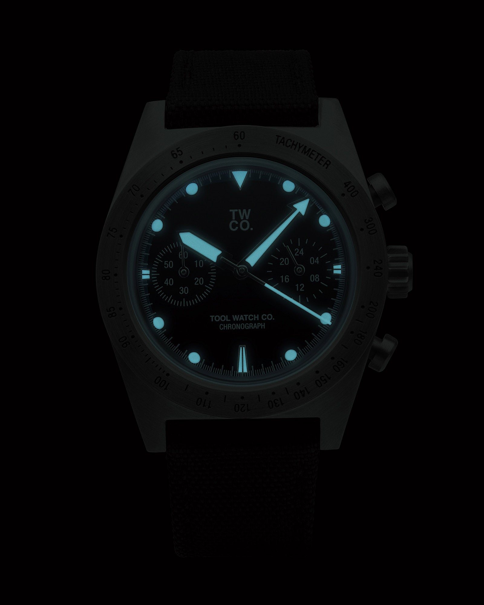 Tool Watch Co. Essential Chronograph orologio Deep Black