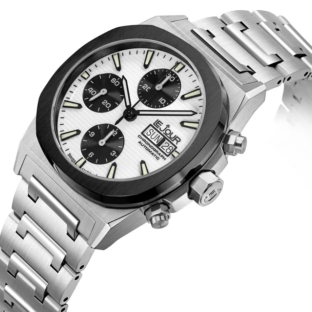 LeJour RMC Chrono LJ-RMC-002 orologio cronografo 40mm bianco