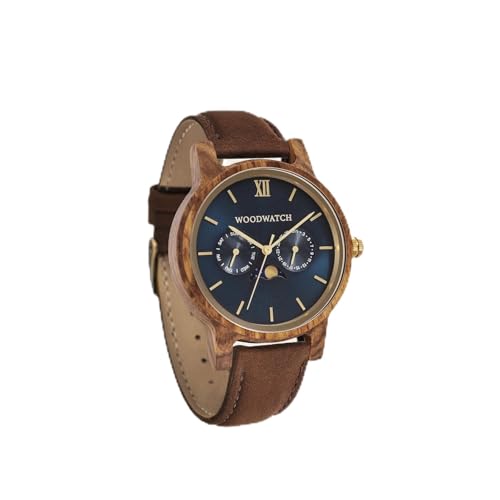 WoodWatch Classic Sailor Pecan Orologio Legno Fase Luna