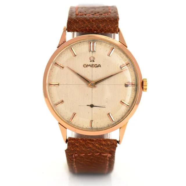 Omega Oversize orologio oro rosa 1960 37mm
