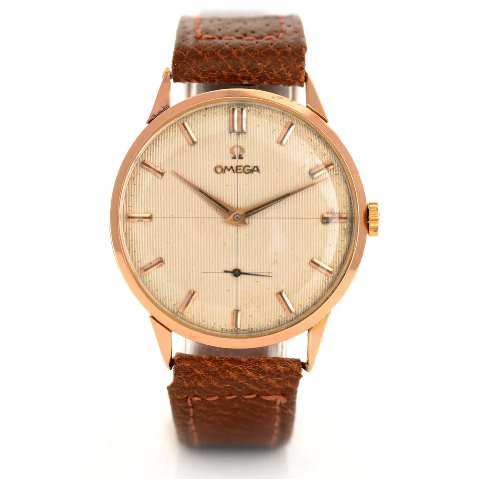 Omega Oversize orologio oro rosa 1960 37mm