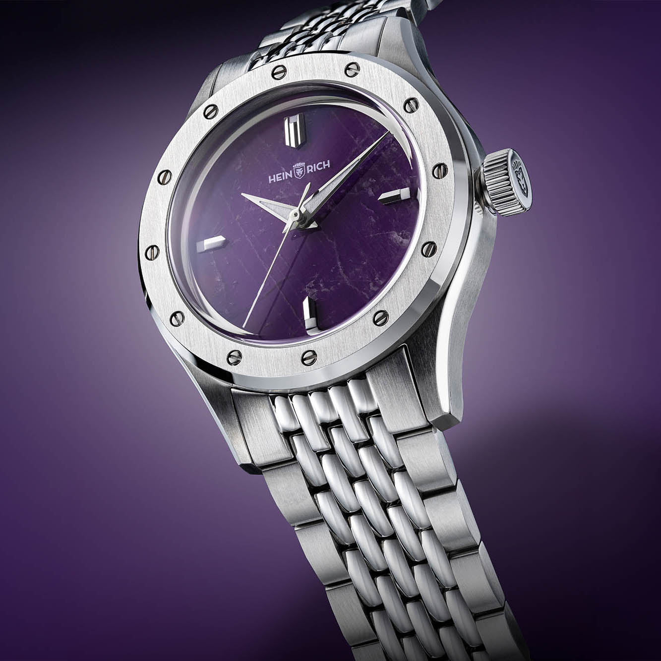 Heinrich Helicoprion Amethyst orologio ametista edizione limitata