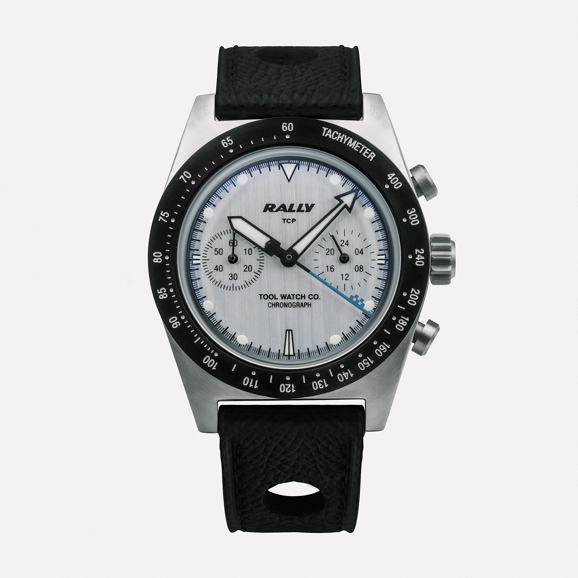 Tool Watch Co. Rally Chronograph orologio blu Blue on Silver