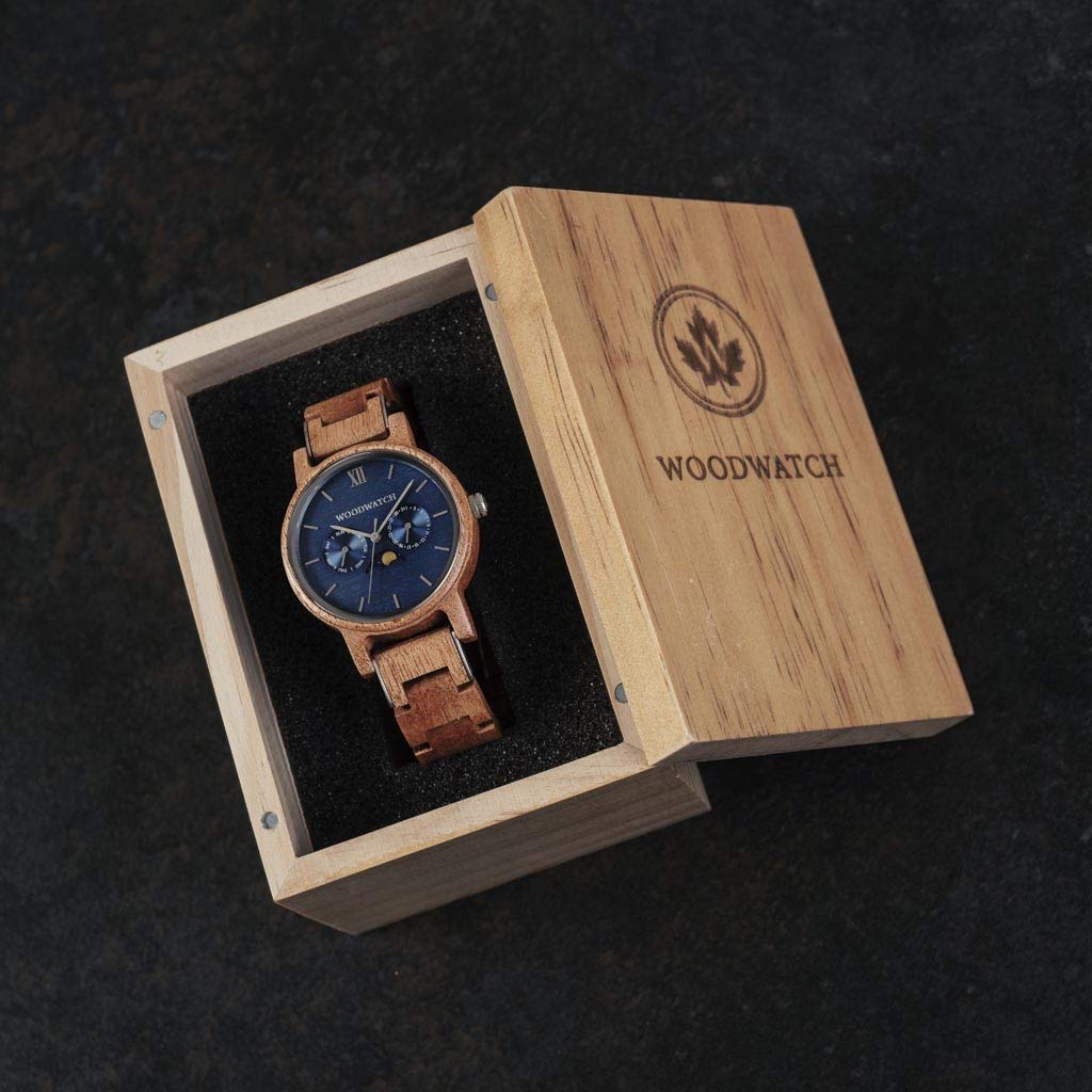Woodwatch Classic Surfer orologio legno uomo antispruzzo