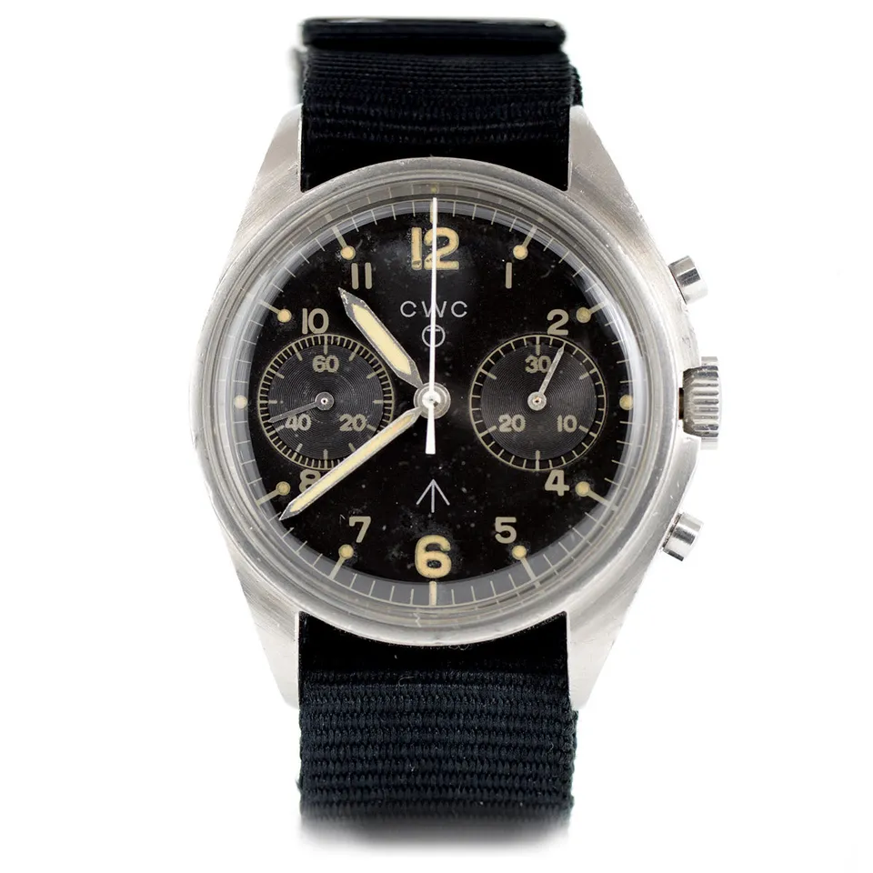 Mr Jones Watches Vintage CWC Royal Navy cronografo 38mm 1980