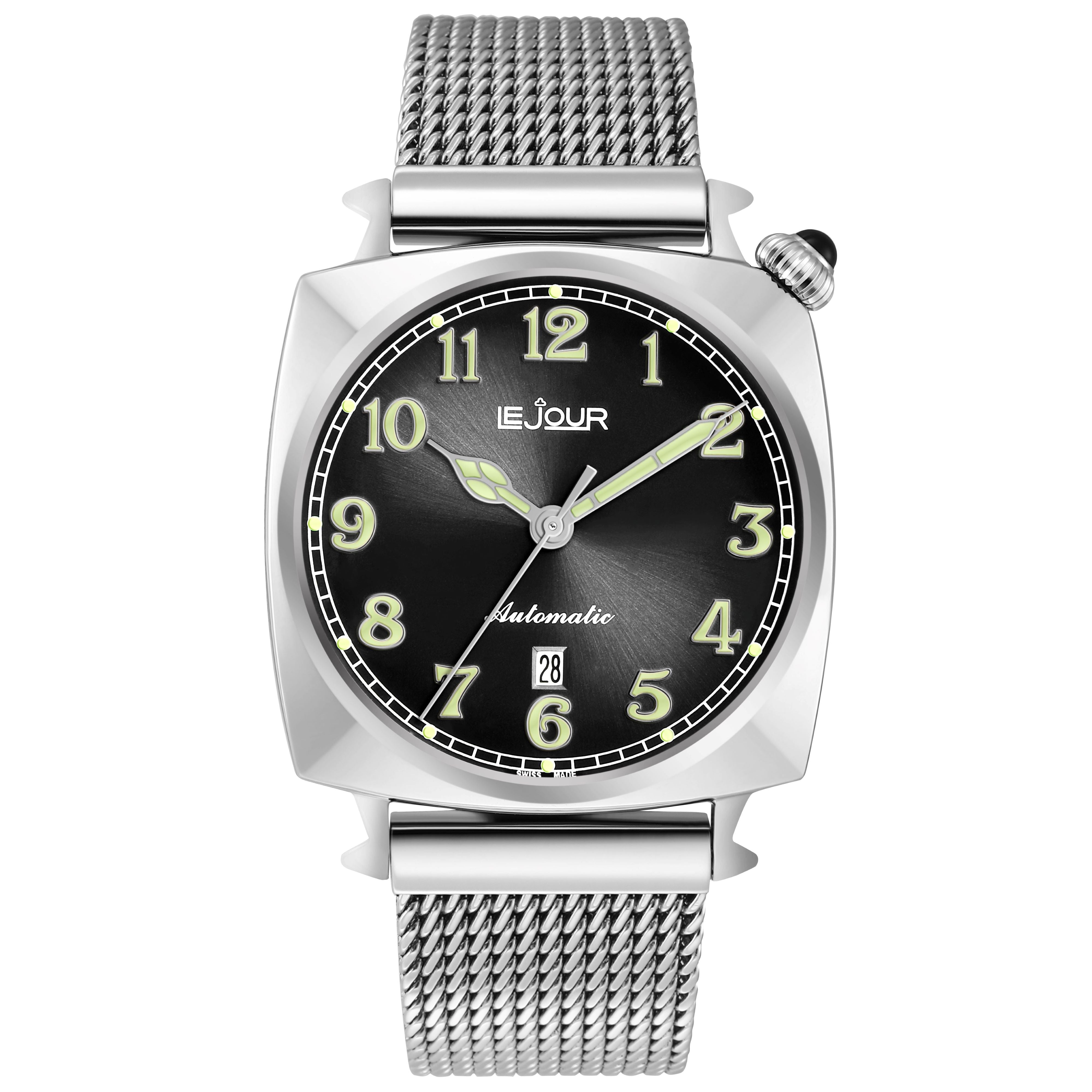 LeJour Heritage LJ-HR-001 orologio automatico nero 42mm